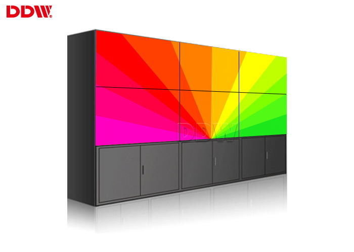 Large Viewing Angle DDW LCD Video Wall For Advertising Long Lifespan