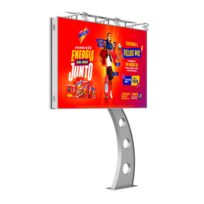 Dễ dàng cài đặt IP65 chống nước p6 8000nits thép quảng cáo màn hình kỹ thuật số dẫn tường video