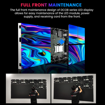 Ultra High Definition 600x337.5mm Micro COB LED Screen - P0.78 đến P1.5625 Pixel Pitch cho các studio phát sóng và sự kiện doanh nghiệp